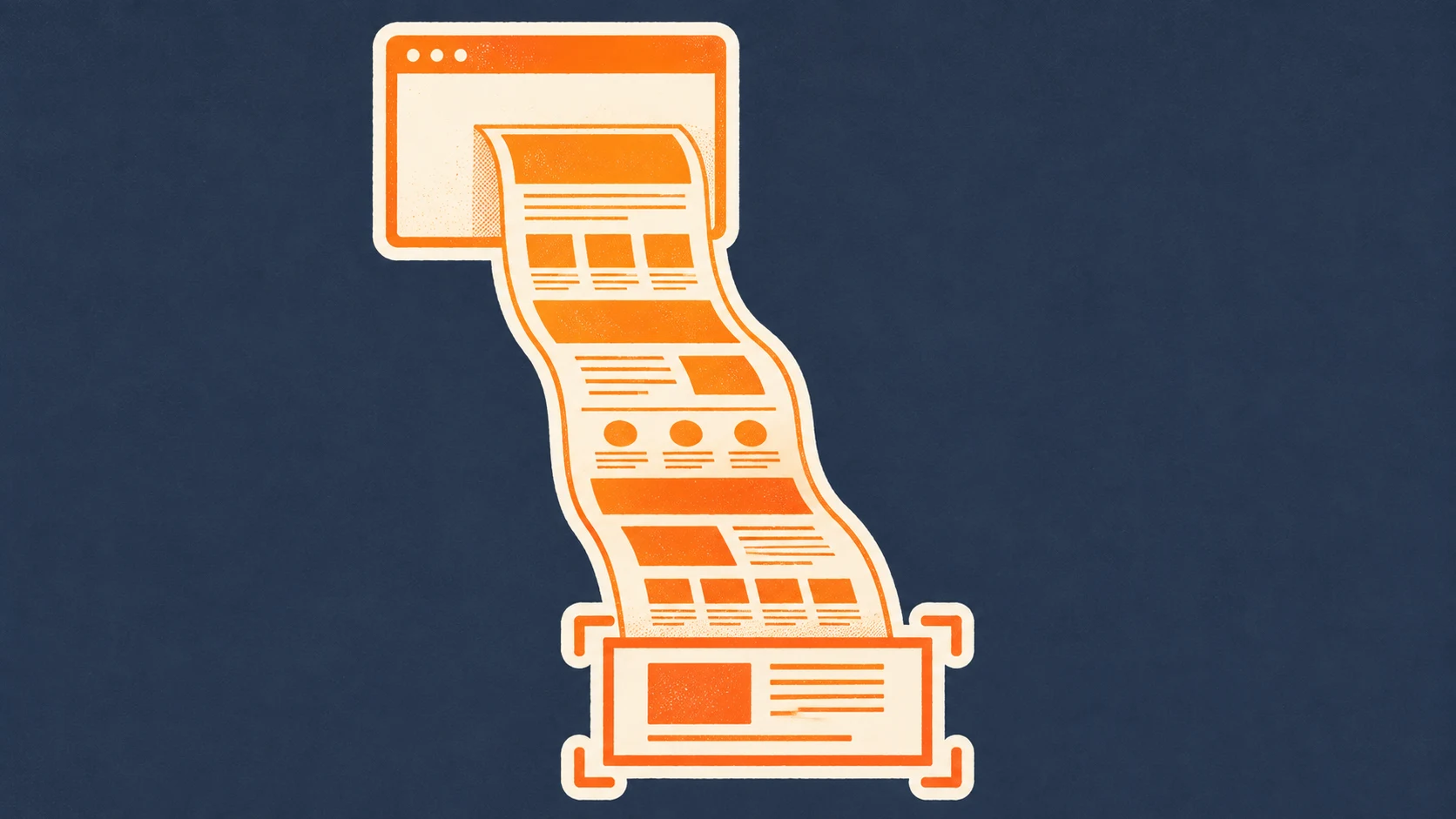 Cover illustration for How to take a full-page screenshot in your browser