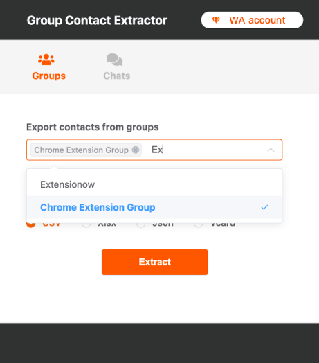 Extract Multiple Groups at Once