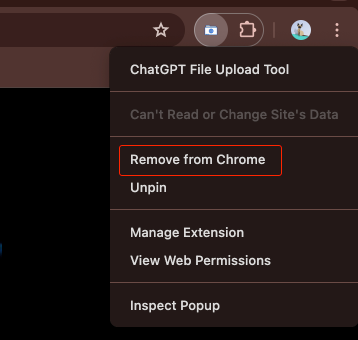 Remove Chrome Extensions from Chrome